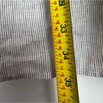 Esby apparel Linen popover Iris tunic blouse long sleeve Cloud pinstripe M Gray Size M Photo 9
