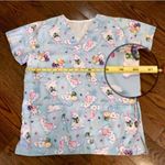 Bunny Rabbit Easter Scrub Top Photo 3