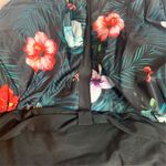 Aqua Eve Women's Plus Size Floral One Piece Swim Suit 24W Black Photo 3