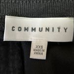Aritzia Community Cebu Black Pull On Tapered Cargo Jogger Sweat Pants Size XXS Photo 3