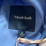 Modcloth Blue Open Bow Back Sleeveless Dress NWT M Photo 4