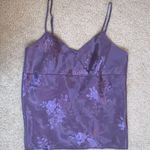 Valerie Stevens Purple Floral Cami Top Photo 0