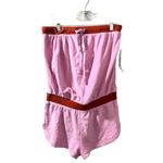 Urban Outfitters  Pink and Orange Strapless Terry Cloth Romper Size M Photo 1