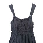 Aritzia  Sunday Best Martine Poplin Tiered‎ Midi Dress Black Small Photo 3