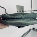 B Makowsky B. Makowski Green Croco Embossed Vintage Chain/Leather Strap Crossbody Photo 4