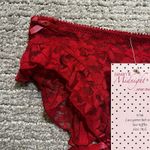 Seven Til Midnight Woman's M/L Red Lace Garter Belt Ruffles Adjustable New Size undefined Photo 2