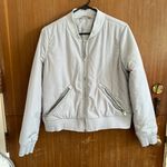 Athleta Silver Bomber Jacket Photo 0