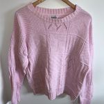Vintage light pink knit sweater Pink Size M Photo 1