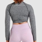Gymshark Adapt Marl Seamless Long Sleeve Crop Top Photo 1
