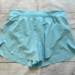 Lululemon  Fast and Free Reflective High-Rise Short 3" Cyan Blue Women Size 8 Photo 0