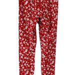 Spiritual Gangster  Red Intent High Waisted White Floral Compression Leggings XS Photo 4
