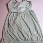 Lululemon  Light‎ Green Workout Dress Athletic Tank Top Activewear stained size 4 Photo 0
