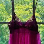 Lily Of France Rosa Puleo-Szule 70's Sheer Chiffon Lingerie Slip Dress Medium Photo 2