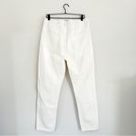 Gap New Off White Boyfriend High Rise Drawcord Distressed Jeans Size 10/30 Photo 4