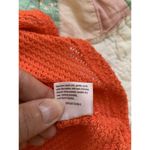 a.n.a . A New Approach Womens M Sweater Open Knit Short Sleeve Pullover Slit Back Photo 7