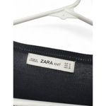 ZARA  | S | Pullover Sweater lightweight Navy Striped Long Sleeve Top Women's Photo 1