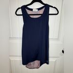 Calia by Carrie  Underwood Limited Edition Navy Racerback Mesh Detail Tank Top Photo 1