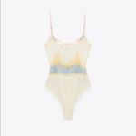 ZARA NWOT  SATIN TIE DYE BODYSUIT Photo 0