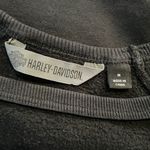 Harley Davidson Distressed Black Logo Sweatshirt Size M Photo 6