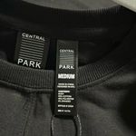 Central Park Active Size M Sweatshirt Asymmetrical Hem and Side Slit Black Size M Photo 3