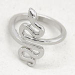 Silver Snake Ring Size 10 Photo 0
