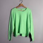 Free People Luna Pullover Sweater Women's Small Kiwi Candy Knit Oversized NWT Photo 5