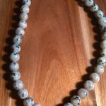 Kiwi Jasper Sterling Silver Beaded Necklace Photo 1