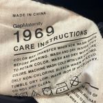 Gap ✨ Maternity Sexy Slightly Distressed Dark Wash Boot Cut Photo 5