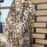 Cable & Gauge Cable‎ & Gauge Animal Print Mesh Top Size Medium Photo 3