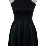 Blackmilk  Women’s Skater Dress Small Black Stretch Gothic Y2K Party Mini Photo 0