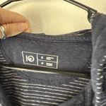 IO Pullover Hoodie Womens Small‎ Striped Hemp Organic Cotton Lightweight Blue Photo 4