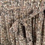 O.P.T Tuckernuck Floral Boho Ruffle Long Sleeve Mini Dress Tie Waist Medium Boho Yellow Photo 5