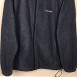 Columbia Women’s Camping Hiking Outdoor Gray Fleece Zip-Up Jacket Photo 2