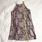 Lazy sundays  Anthro Fairy Floral Texture Boho Mini Sleeveless Halter Dress Sz M Photo 12