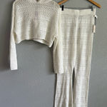 Sincerely‎ Jules 2Piece Knit Set NWT Size Medium White Photo 0
