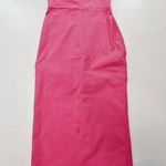 MORE TO COME Sophia Strapless Midi Dress in Pink Small Photo 0