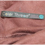 Color Thread Dusty Rose‎ Faux Suede High Neck Tunic Top Soft Girl Western Layering Size L Photo 3