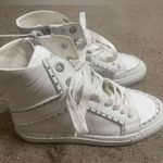 Zadig & Voltaire Leather High-Top Platform Lightning Blot Zipper Studded Sneaker Photo 8