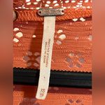 Free People #157  TERRACOTTA ROSE EYELET & LACE BUTTON UP TOP SIZE XS Photo 2