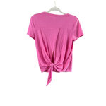 Women's J.Crew Pink Short Sleeve Tie Photo 4