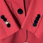 Racil Full Suit Virgin Wool 2 Button Jacket & Trousers Red Black Women’s 36 US 4 Photo 4