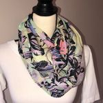 H&M Pastel Colors Tropical Print Infinity Scarf Photo 0