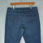 Riders By Lee  Jeans Womens 14L 35x28 Mid Rise Straight Leg Distressed Stretch Photo 3