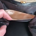 Vintage Black Woven Raffia Purse Photo 7