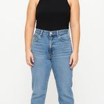 House of Harlow 1960 Super High Rise Straight Jeans Blue Size 30 Photo 0