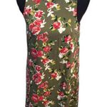 Green Sleeveless Floral Dress Womens DIP Size Small S Cottage Country NWOT Photo 0