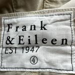 Frank & Eileen  Blackstone Utility Straight Leg Pants Cropped Ankle Twill Beige 4 Photo 2