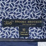 Brooks Brothers 346 Blue & White Print Natalie Fit Cropped Pants Women’s Size 10 Photo 7