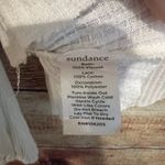 Sundance Waffle Knit Embroidered Long Sleeve Shirt Large Floral Top Blouse Flowy Photo 3