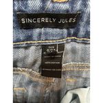 Women Sincerely Jules Jeans Size 9/29 Blue Stripe 90's Straight Photo 3